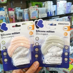 دستکش دندان گیر سیلیکونی کودک کیکابو kikka boo