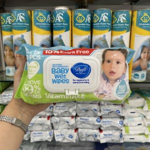 دستمال مرطوب آبرسان درب دار 100 عددی دافی Dafi