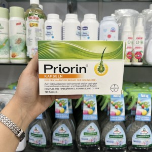 کپسول ضد ریزش و تقویت مو پریورین بایر آلمان  Priorin BAYER  اصل 120 عددی