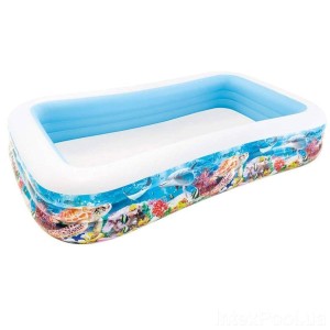 استخر بادی کودک آکواریومی خانگی کد intex 58485