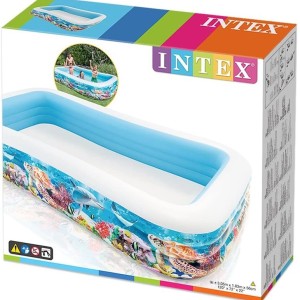 استخر بادی کودک آکواریومی خانگی کد intex 58485