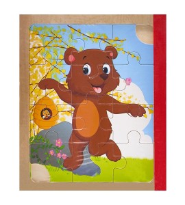 پازل چوبی کتابی حیوانات 2