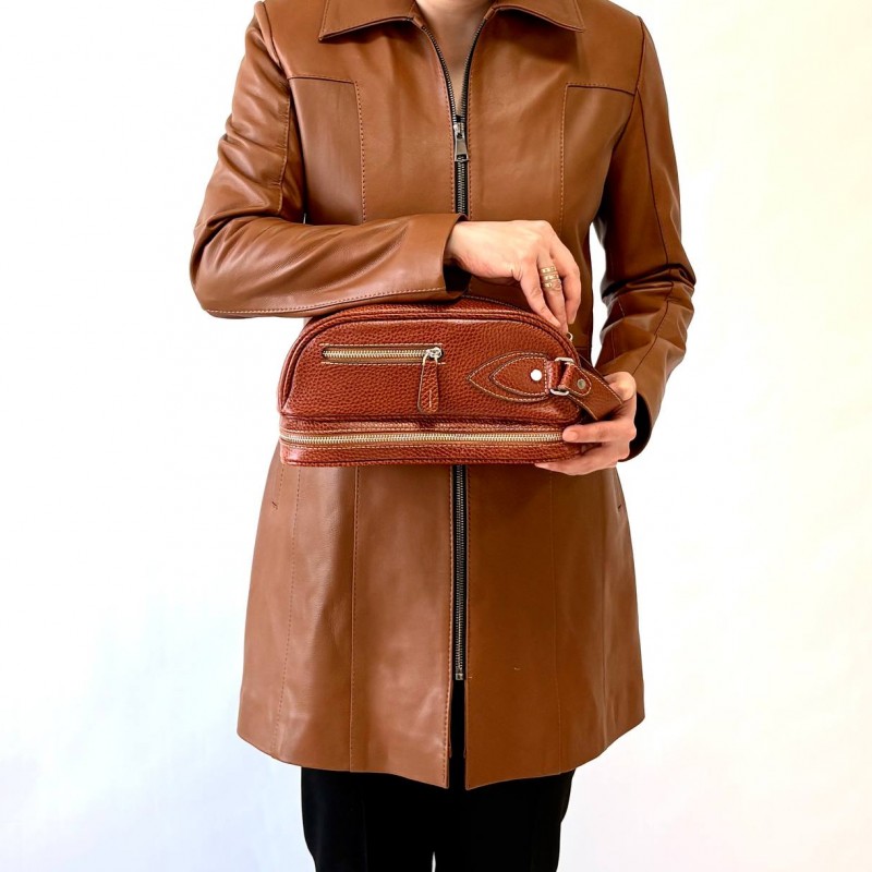 کیف زنانه - مردانه چرم مدل آریا