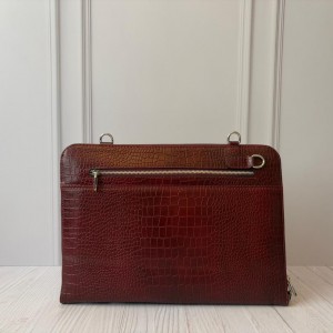 کیف چرم طبیعی قهوه ای مردانه