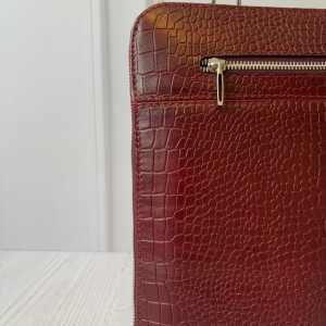 کیف چرم طبیعی جیبدار مردانه زیپ دار