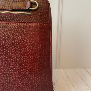 کیف چرم طبیعی کلاسوری بنددار