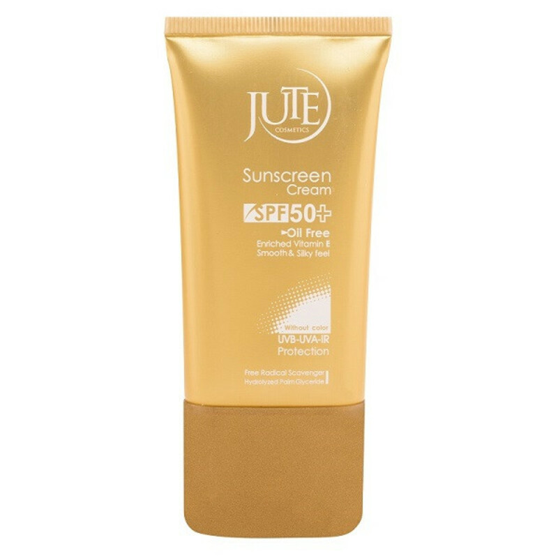 کرم ضد آفتاب بی‌رنگ ژوت، SPF 50، مدل smooth silky feel، مناسب پوست‌های چرب حجم 40 میلی‌لیتر، محافظت‌کننده در برابر اشعه‌های UVA و UVB، دارای فرمولاسیون فاقد چربی، با ماندگاری 2 ساعته