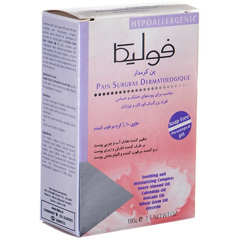 پن شستشو صورت فولیکا مدل Ultra Rich Cream وزن 100 گرم