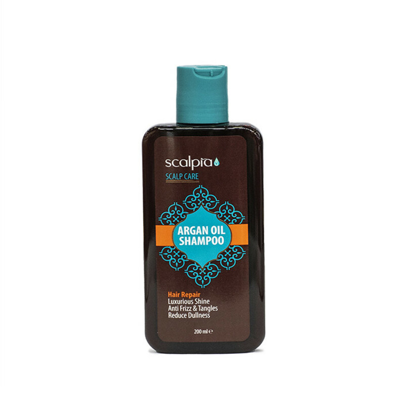 شامپو مو اسکالپیا مدل argan oil حجم 200 میلی لیتر