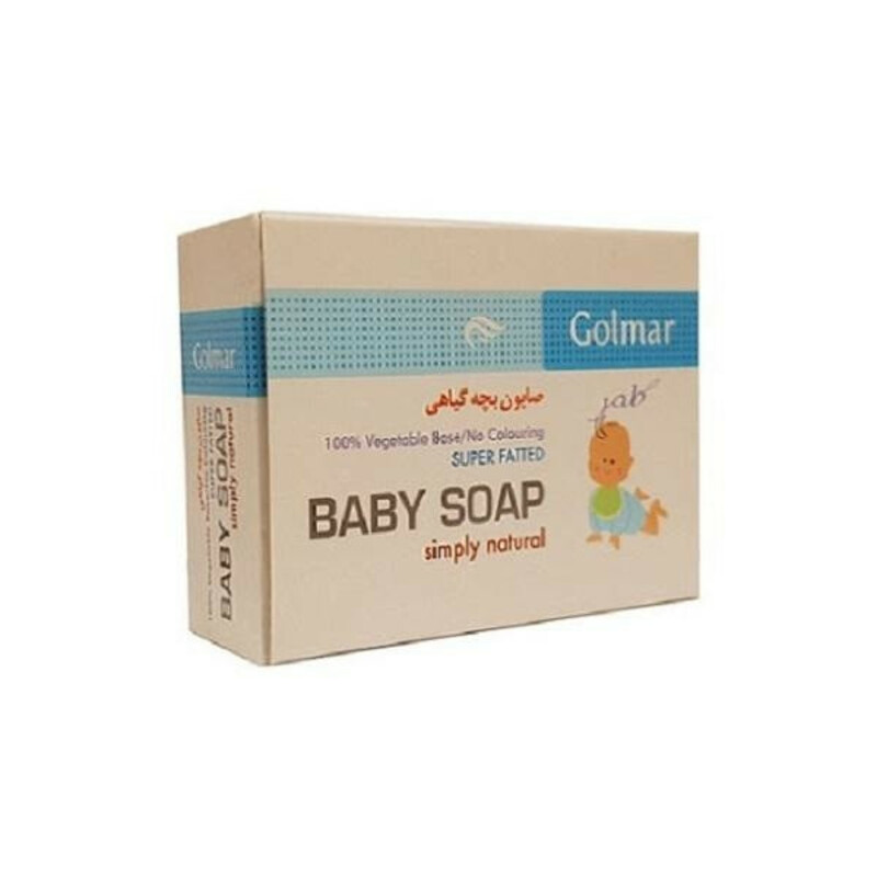 صابون بچه گلمر مدل Natural وزن 80 گرم بسته 3 عددی