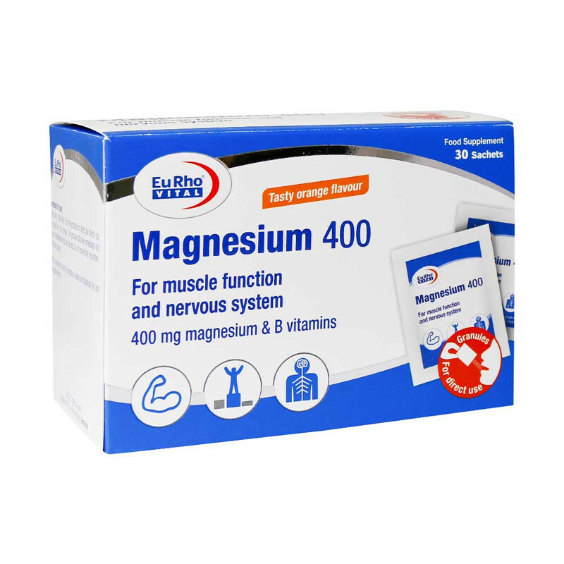 ساشه منیزیم 400 یوروویتال بسته 30 عددی