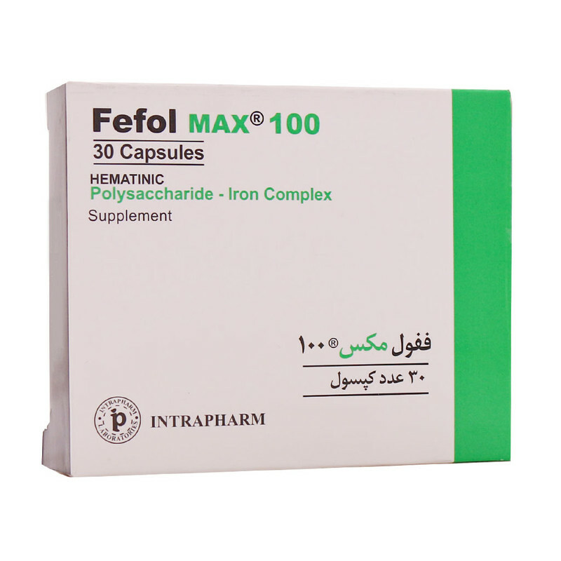 کپسول ففول مکس 100 اینترافارم بسته 30 عددی