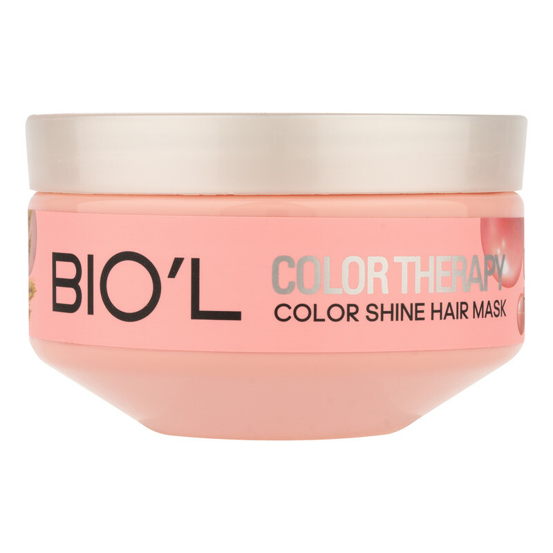 ماسک تثبیت کننده رنگ مو بیول مدل COLOR THERAPY مناسب برای موهای رنگ شده حجم 220 میلی لیتر