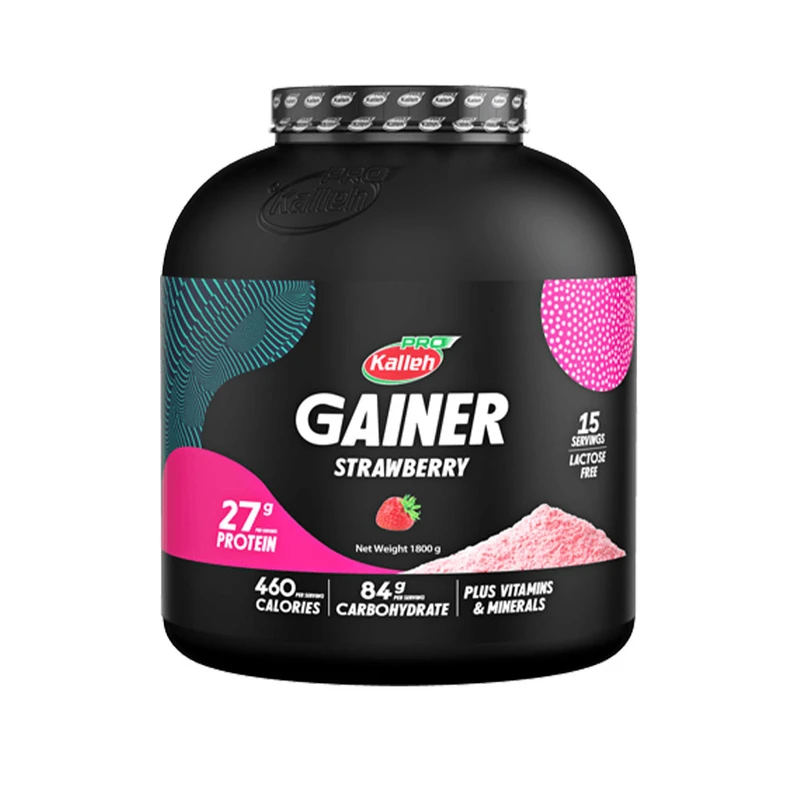 گینر 1800 گرم کاله با طعم توت فرنگی