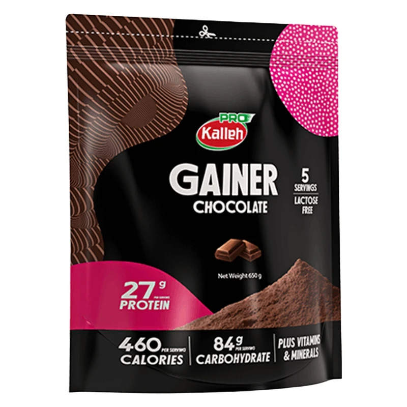 گینر 650 گرم کاله با طعم شکلات