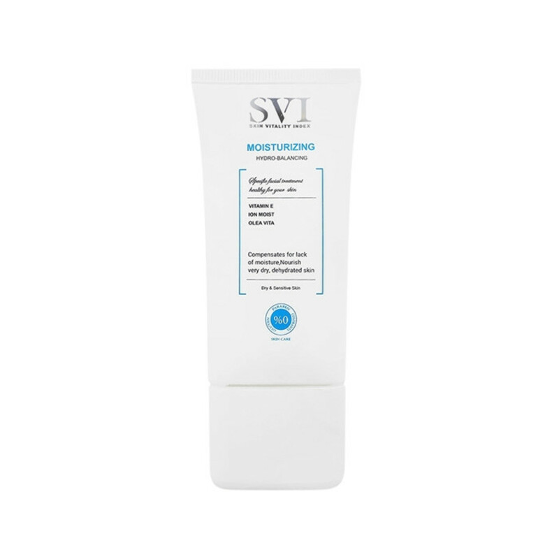کرم مرطوب‌کننده صورت اس وی آی مدل MOISTURIZING مناسب پوست های خشک و حساس حجم 50 میلی‌لیتر
