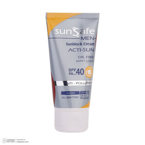 کرم ضدآفتاب آقایان سان‌سیف SPF40