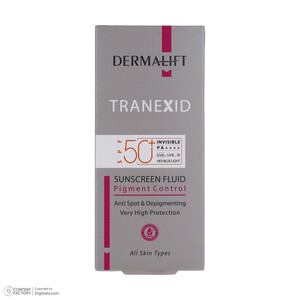 فلوئید ضد آفتاب درمالیفت مدل Tranexid حجم 40 میلی لیتر