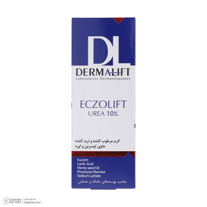 کرم مرطوب کننده درمالیفت مدل ECZOLIFT UREA 10% حجم 75 میلی لیتر