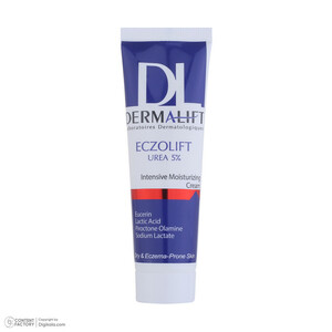 کرم مرطوب کننده صورت درمالیفت مدل ECZOLIFT UREA 5% مناسب پوست‌های خشک حجم 50 میلی لیتر