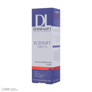 کرم مرطوب کننده صورت درمالیفت مدل ECZOLIFT UREA 5% مناسب پوست‌های خشک حجم 50 میلی لیتر