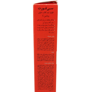 فلوئید ضد آفتاب بی رنگ درمالیفت SPF 50 مدل C-Fort ‌محافظ UVA ،UVB و PA++++، حاوی ویتامین C، ضد پیری، مناسب انواع پوست‌ حجم 40 میلی‌لیتر