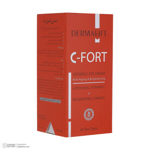 کرم دور چشم درمالیفت مدل C-FORT حجم 15 میلی لیتر