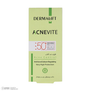 فلوئید ضد آفتاب درمالیفت مدل ACNEVIT حجم 40 میلی لیتر