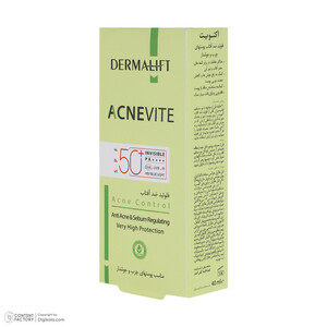 فلوئید ضد آفتاب درمالیفت مدل ACNEVIT حجم 40 میلی لیتر