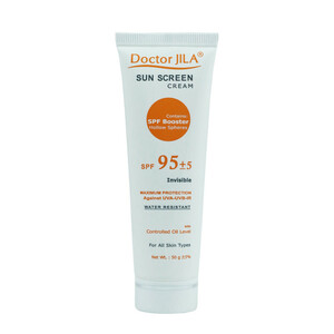 کرم ضدآفتاب دکتر ژیلا مدل Invisible با SPF95، حجم 50میلی‌لیتر