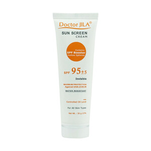 کرم ضدآفتاب دکتر ژیلا مدل Invisible با SPF95، حجم 50میلی‌لیتر