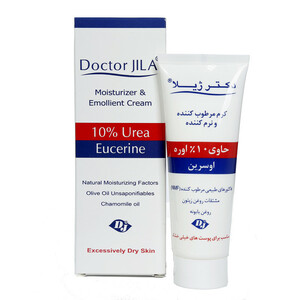 کرم مرطوب کننده دکتر ژیلا مدل اوره 10% مناسب پوست های خشک وزن 75 گرم