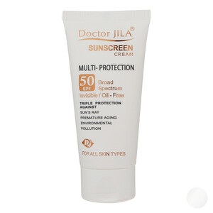 کرم ضد آفتاب دکتر ژیلا سری Multi Protection مدل Invisible حجم ۵۰ میلی لیتر
