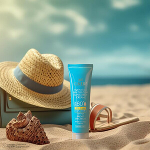 کرم ضدآفتاب رنگی سینره +SPF60 مدل 8411، مناسب پوست‌های چرب، حجم 50 میلی‌لیتر