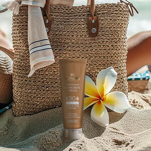 کرم ضدآفتاب رنگی سینره مدل SPF30 مناسب انواع پوست، حجم 50 میلی‌لیتر