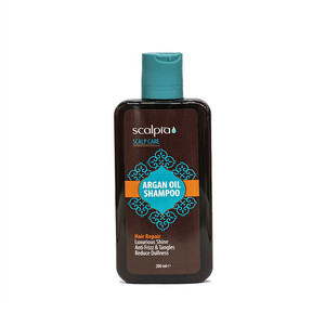 شامپو مو اسکالپیا مدل argan oil حجم 200 میلی لیتر