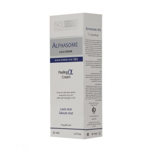 کرم لایه بردار فیس دوکس مدل Alphasome 10 مناسب انواع پوست حجم 30 میلی لیتر