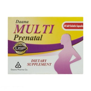 کپسول مولتی پریناتال داروسازی دانا بسته 30 عددی