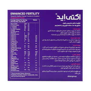 ساشه اکتی اید بانوان ابیان دارو - بسته ۱۵ عددی