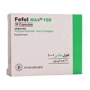 کپسول ففول مکس 100 اینترافارم بسته 30 عددی
