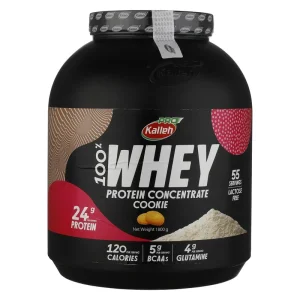 پروتئین وی 1800 گرم کاله با طعم بیسکوئیت