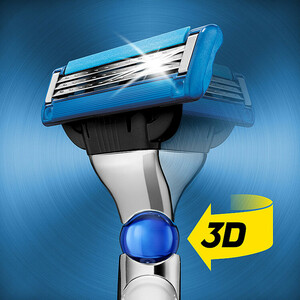 تیغ یدک ژیلت مدل Mach 3 Turbo ‏بسته 4 عددی