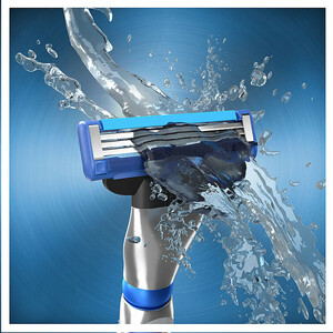تیغ یدک ژیلت مدل Mach 3 Turbo ‏بسته 4 عددی
