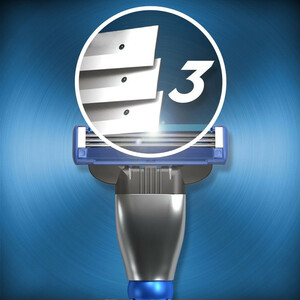 تیغ یدک ژیلت مدل Mach 3 Turbo ‏بسته 4 عددی