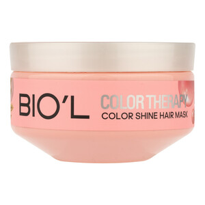 ماسک تثبیت کننده رنگ مو بیول مدل COLOR THERAPY مناسب برای موهای رنگ شده حجم 220 میلی لیتر