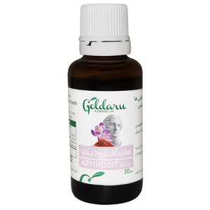 قطره گیاهی آفرودیت گل دارو حجم 30 میلی لیتر
