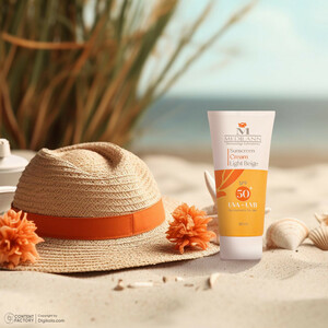 کرم ضدآفتاب رنگی مدیلن SPF50، مناسب پوست‌های خشک، حجم 50 میلی‌لیتر
