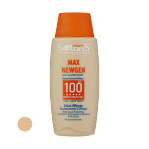 کرم ضدآفتاب رنگی آردن سولاریس SPF100 مدل Max Newgen، مناسب پوست‌های حساس، حجم 100 میلی‌لیتر
