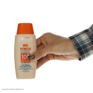 کرم ضدآفتاب رنگی آردن سولاریس SPF100 مدل Max Newgen، مناسب پوست‌های حساس، حجم 100 میلی‌لیتر