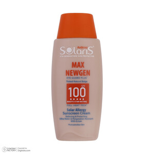 کرم ضدآفتاب رنگی آردن سولاریس SPF100 مدل Max Newgen، مناسب پوست‌های حساس، حجم 100 میلی‌لیتر